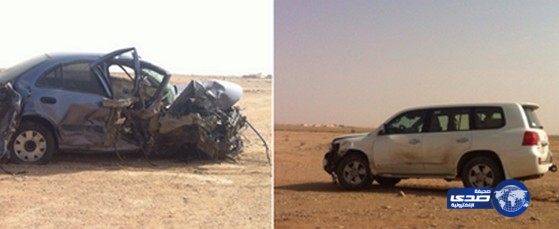 اصطدام ثلاث مركبات ببعض على طريف عفيف &#8211; البجاديه‎ (صور)
