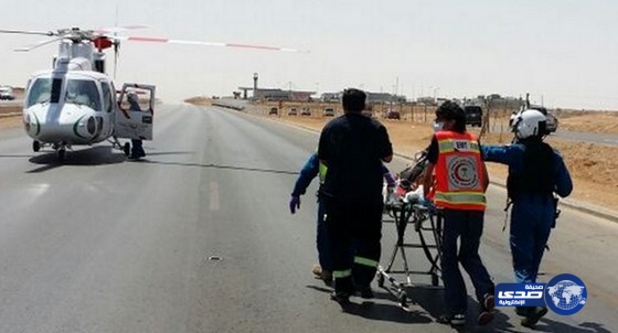 إصابة 5 مواطنين من عائلة واحدة بحادث مروري على طريق مكة