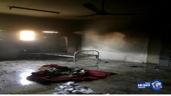 السيطرة على حريق بمبنى مكافحة المخدرات بحوطة بني تميم