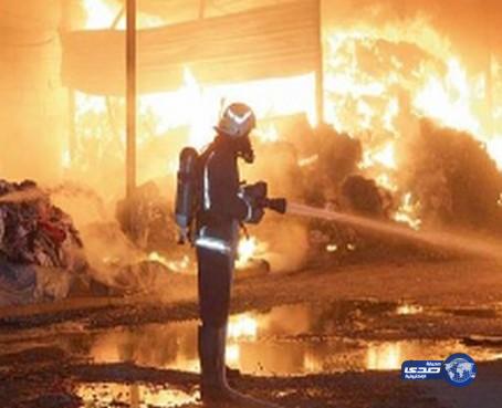 14 فرقة تكافح حريقًا في 5 أحواش عشوائية بالهنداوية