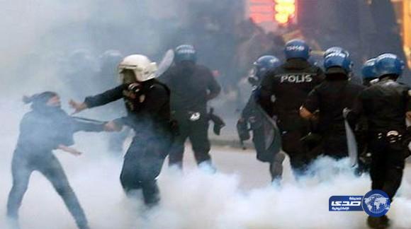 بالفيديو:الأكراد يهتفون للسيسى فى وجه شرطة أردوغان