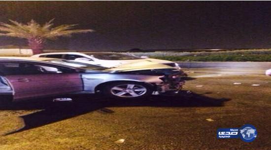 إصابة أربعة في حادث مروري على دائري الرياض