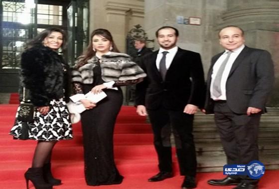 على السجادة الحمراء في الاحتفال بسقوط سور برلين