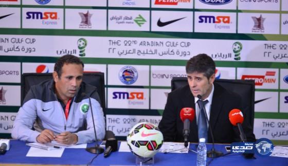 مدرب المنتخب السعودي يؤكد رضاه التام لآداء اللاعبين