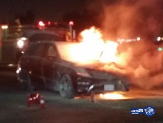 مدني الرياض يخمد حريقا اشتعل بـ “مرسيدس”