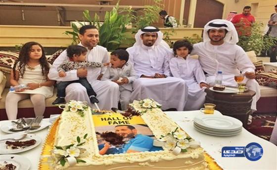 اعلاميين قطر يشاركون الجابر احتفاله بدخول نادي المشاهير الآسيوي