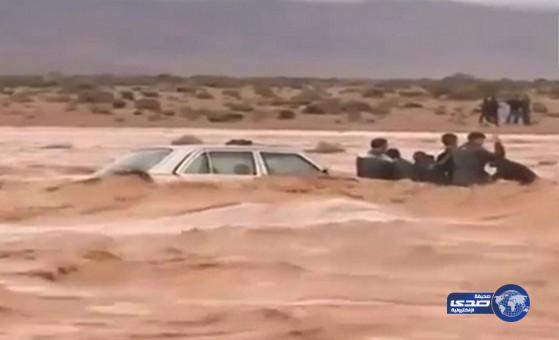 بالفيديو.. الفيضانات تقتل 17 شخصاً جنوب المغرب