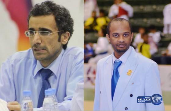 السعران والراقي يتقلدان شارة دولية التايكوندو