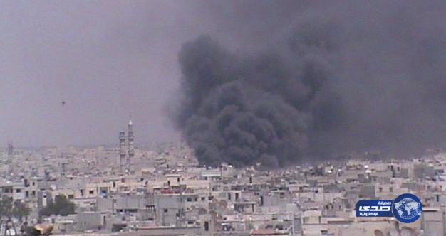 تحطم طائرة حربية بمنطقة خاضعة لتنظيم داعش في سوريا