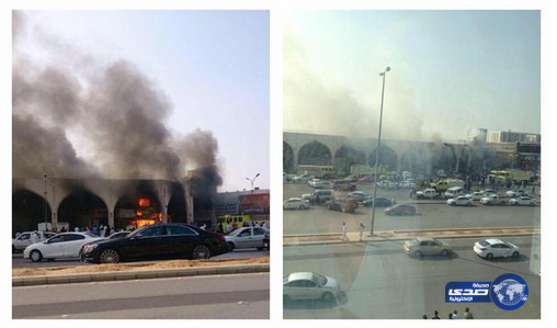 بالفيديو والصور: حريق في سوق طيبة بالرياض والدفاع المدني يباشر في الموقع