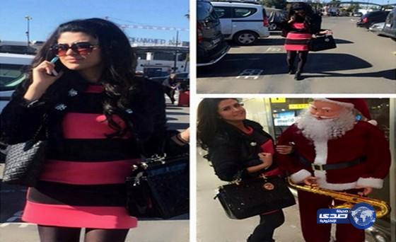 سلمي رشيد تسحب بابا نويل بالقوة