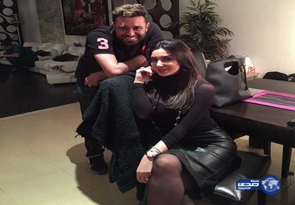 ميساء مغربي مع الكاتب فهد العليوة خلف كواليس مسلسل قابل للكسر