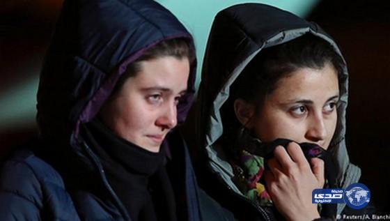 عودة الشابتين الايطاليتين المخطوفتين في سوريا إلى بلادهما