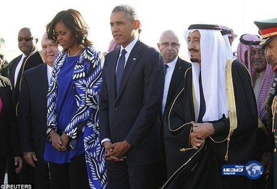 زوجة اوباما لم تكن سعيدة بزيارتها للمملكة بعد أن اجبرت على إرتداء سترة احتراماً للعادات