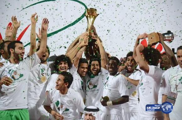 بالفيديو .. الأخضر يتغلب على الكويت بخماسية ويتوج باللقب