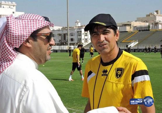 تواجد منصور البلوي اليوم في النادي من اجل عقد الرعاية