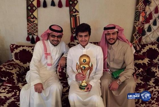عدد من أبناء الملك عبدالله يحتفلون بكأس ولي العهد