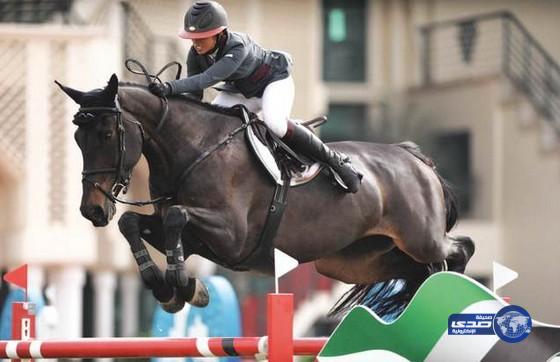 لطيفة آل مكتوم تحلق بكأس رئيس الامارات لقفز الحواجز