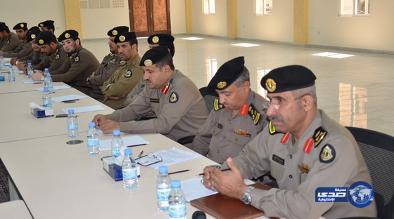 لقاء مدير شرطة منطقة نجران بعموم المساعدين ومدراء الإدارات