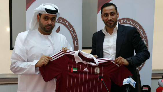 الجابر يوقع رسيماً للوحدة الإماراتي