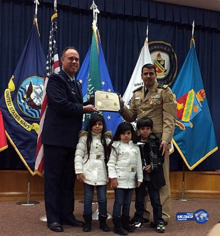 تكريم الرائد محمد العطوي بالولايات المتحدة الأمريكية