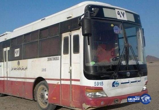 نجاة 21 طالبة بحائل بعد أن فقد سائقهن السيطرة على الحافلة