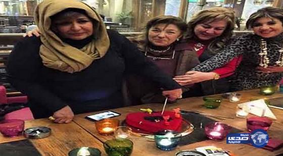 سهير رمزي تحتفل بعيد ميلادها الـ65