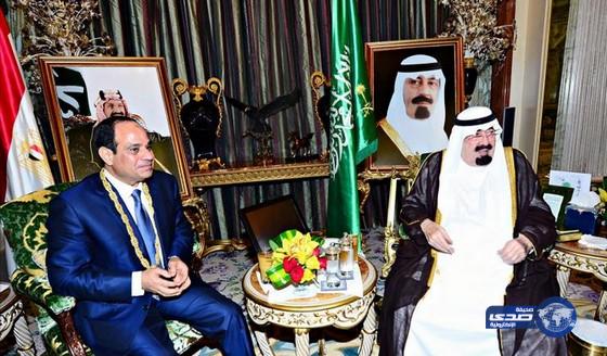 السيسي يشيد بدور الملك عبدالله يرحمة الله الداعم لمصر