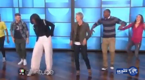 بالفيديو – ميشال اوباما ترقص على انغام “Uptown Funk”