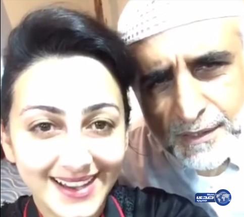 بالفيديو هيفاء حسين  تصور مقطع طريف لها مع زوجها