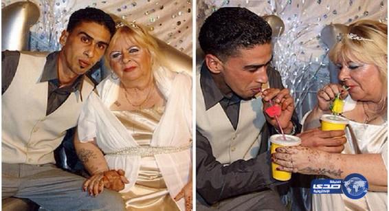 شاب تونسي يتزوج عجوزا بريطانية أحبها من أول نظرة.. والنتيجة