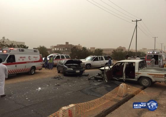 إصابة ٤ شبان في حادث تصادم بالمدينة‎