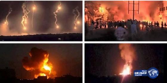 بالفيديو والصور : الساعات الأولى للعمليات الجوية السعودية &#8220;عاصفة الحزم&#8221;ضد الحوثيين