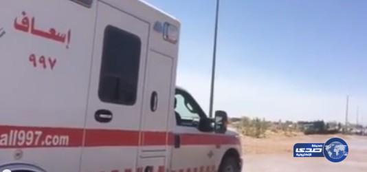 بالفيديو:سيول رنية تمنع الإسعاف من نقل مسنّة للمستشفى