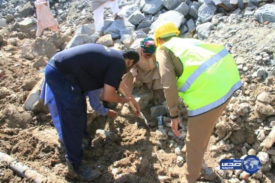 مدني مكة يعثر على جثتي الطفلين المفقودين بوادي عرنه (صور)‎