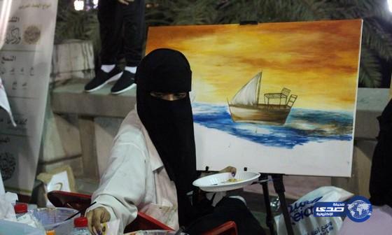 بالصور:التراث البحري يستعرض أعمال فناني جمعية &#8221; جسفت &#8220;