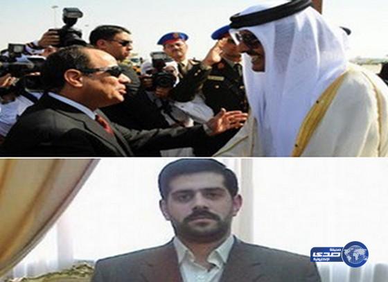 مصافحة السيسي وامير قطر تدفع ابن مرسى للتطاول على الشيخ تميم