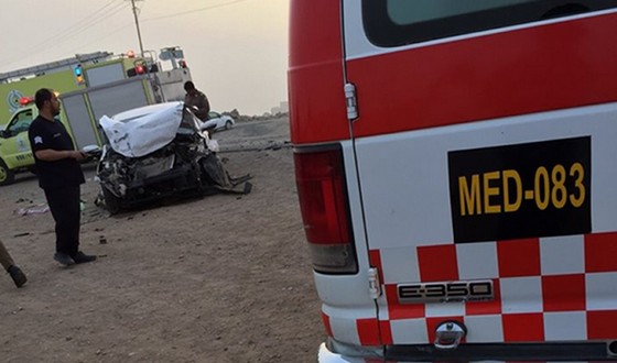 إصابة 5 طالبات ووفاة سائق في حادث على طريق العاقول بـ المدينة