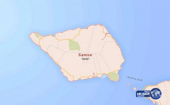 زلزال قوته 6.3 درجة قبالة ساموا في المحيط الهادي