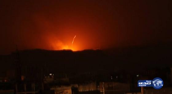 غارات عاصفة الحزم تضرب معسكرات الخرافي وفج عطان بصنعاء