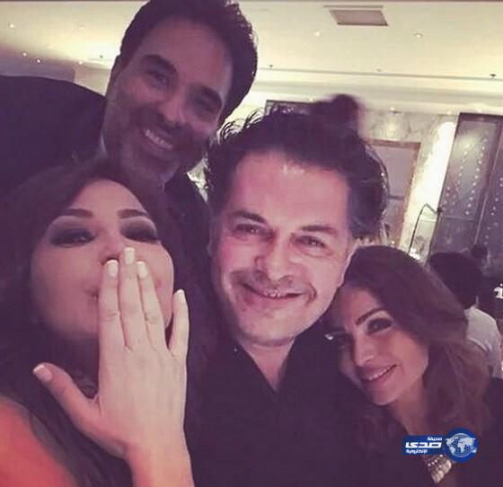 راغب علامة ينفي بالصور خلافات إليسا وزوجته