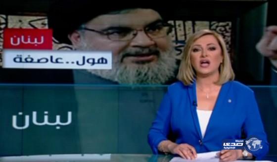 بالفيديو ..مذيعة لبنانية تتهجم على قائد حزب ابليس بسبب تطاوله على المملكة