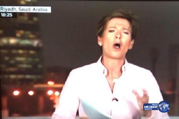 مراسلة CNN تغطي عاصفة الحزم من حي العليا بالرياض بطريقة ذكية في الإخراج