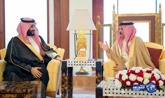 ملك البحرين يستقبل سمو وزير الدفاع