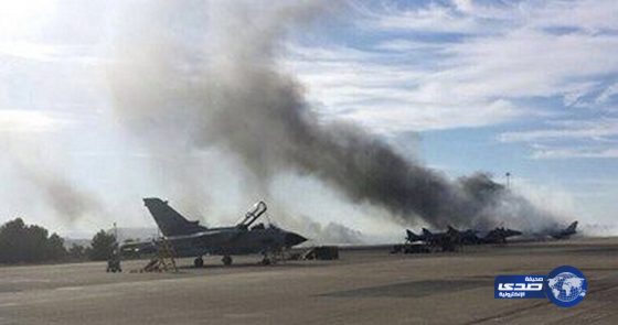 احتراق طائرة إف-16 إندونيسية ونجاة قائدها