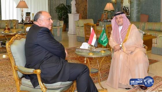 الأمير سعود الفيصل يستقبل وزير الخارجية المصري