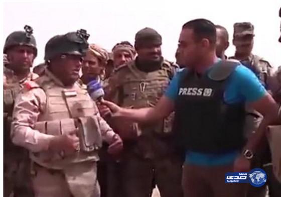 بالفيديو: لحظة مقتل وإصابة عناصر بالجيش العراقي خلال لقاء تليفزيوني
