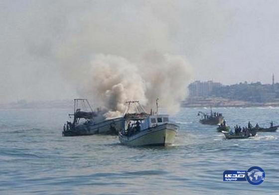 الزوارق الإسرائيلية تطلق النار على الصيادين الفلسطينيين في بحر غزة