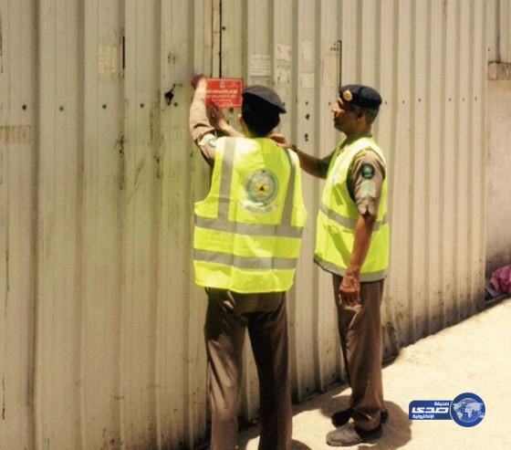 مدني المدينة يغلق 12 مستودع مخالفاً لاشتراطات السلامه‎