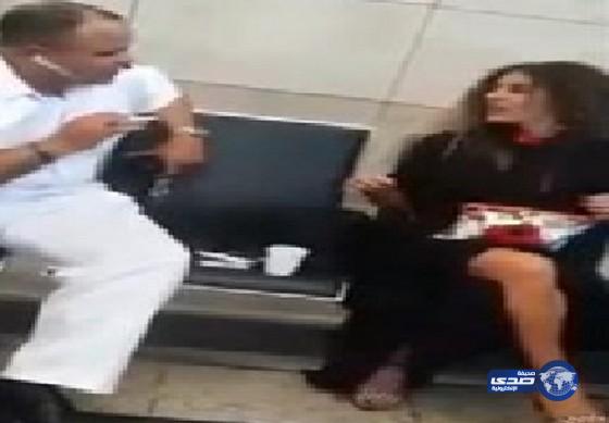 سيدة تعتدي بالضرب على ضابط شرطة بمطار القاهرة